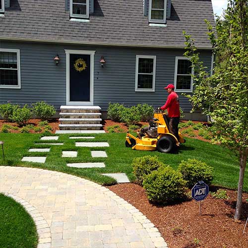 lawn mowing services wellesley natick weston wayland ma